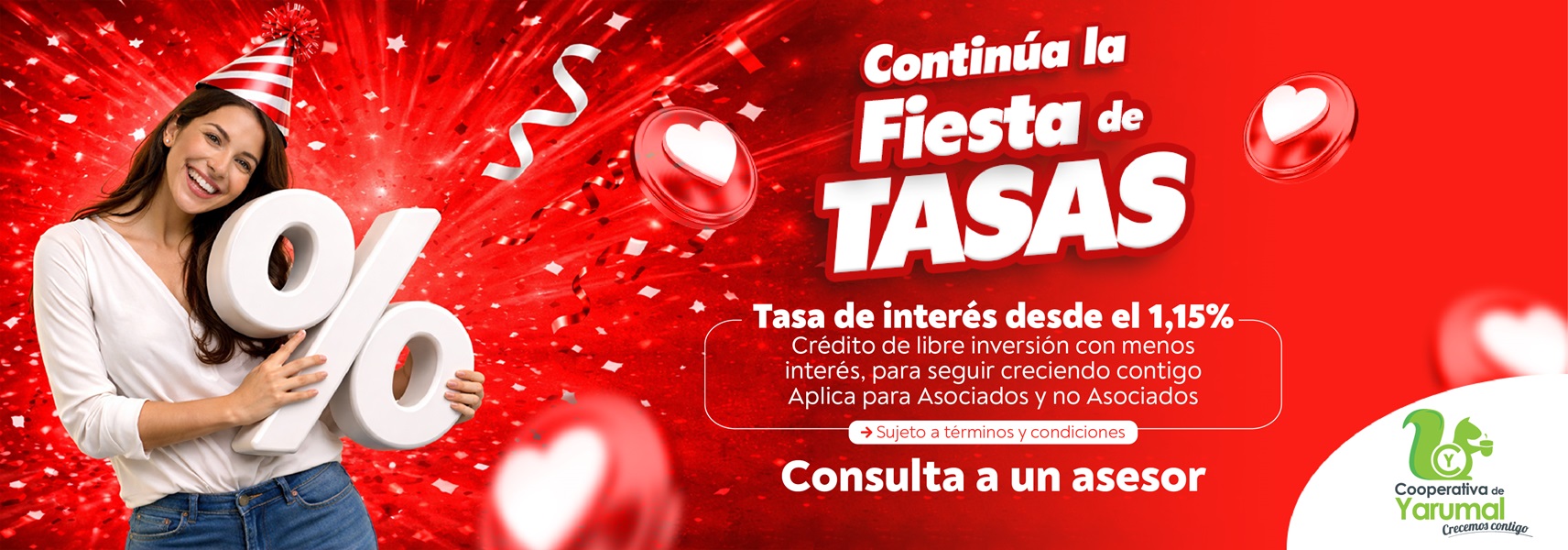 FIESTA DE TASAS LIBRE INVERSIÓN